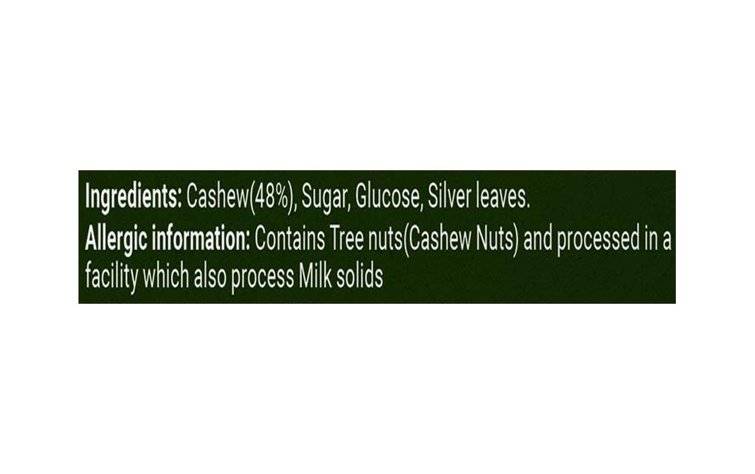 Bhikharam Chandmal Kaju Katli Chashew Fudge    Pack  375 grams